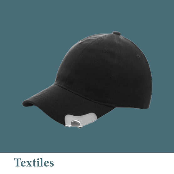 Gorras, playeras y textiles promocionales