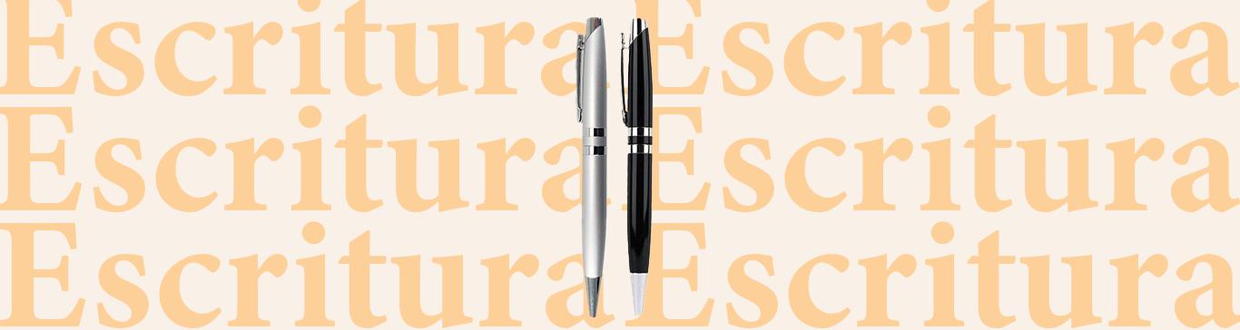Escritura promocionales